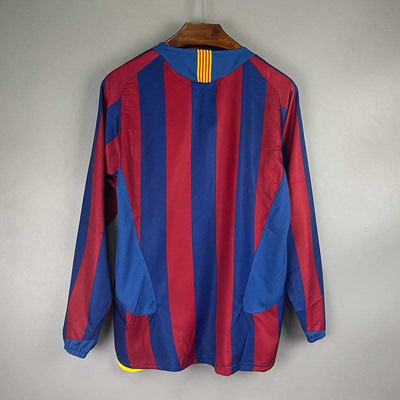 Barcelona Home 2005-06 - Retro Shirt (Full Sleeves)