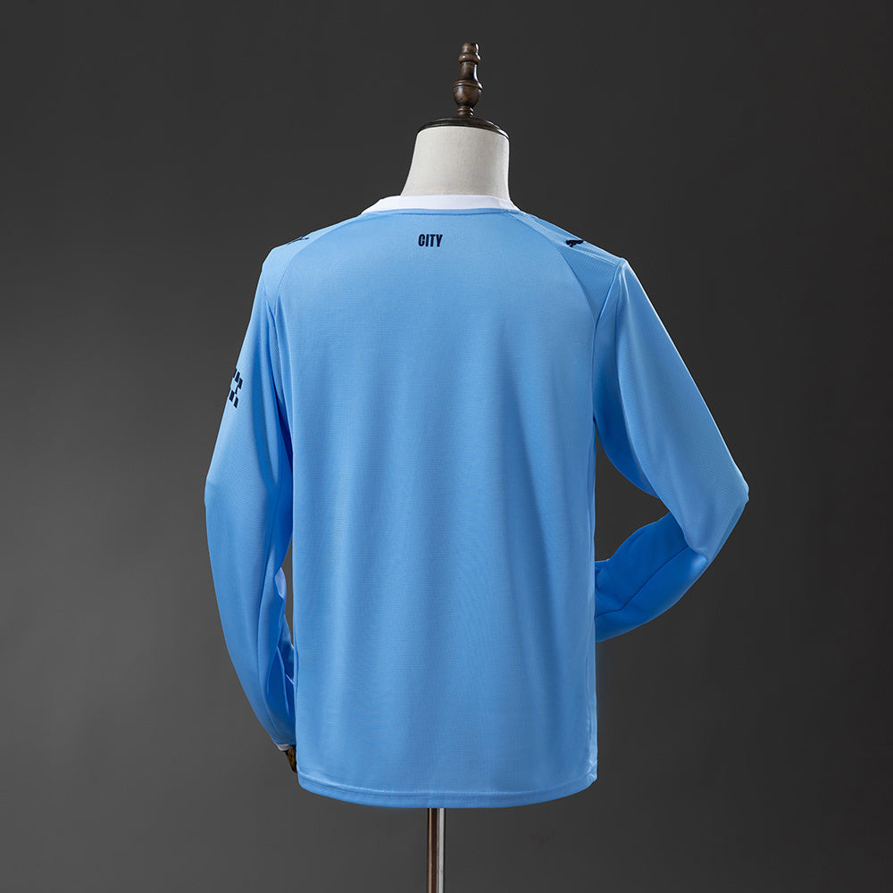 Manchester City Home 2025-26 - Stadium Kit (Full Sleeves)