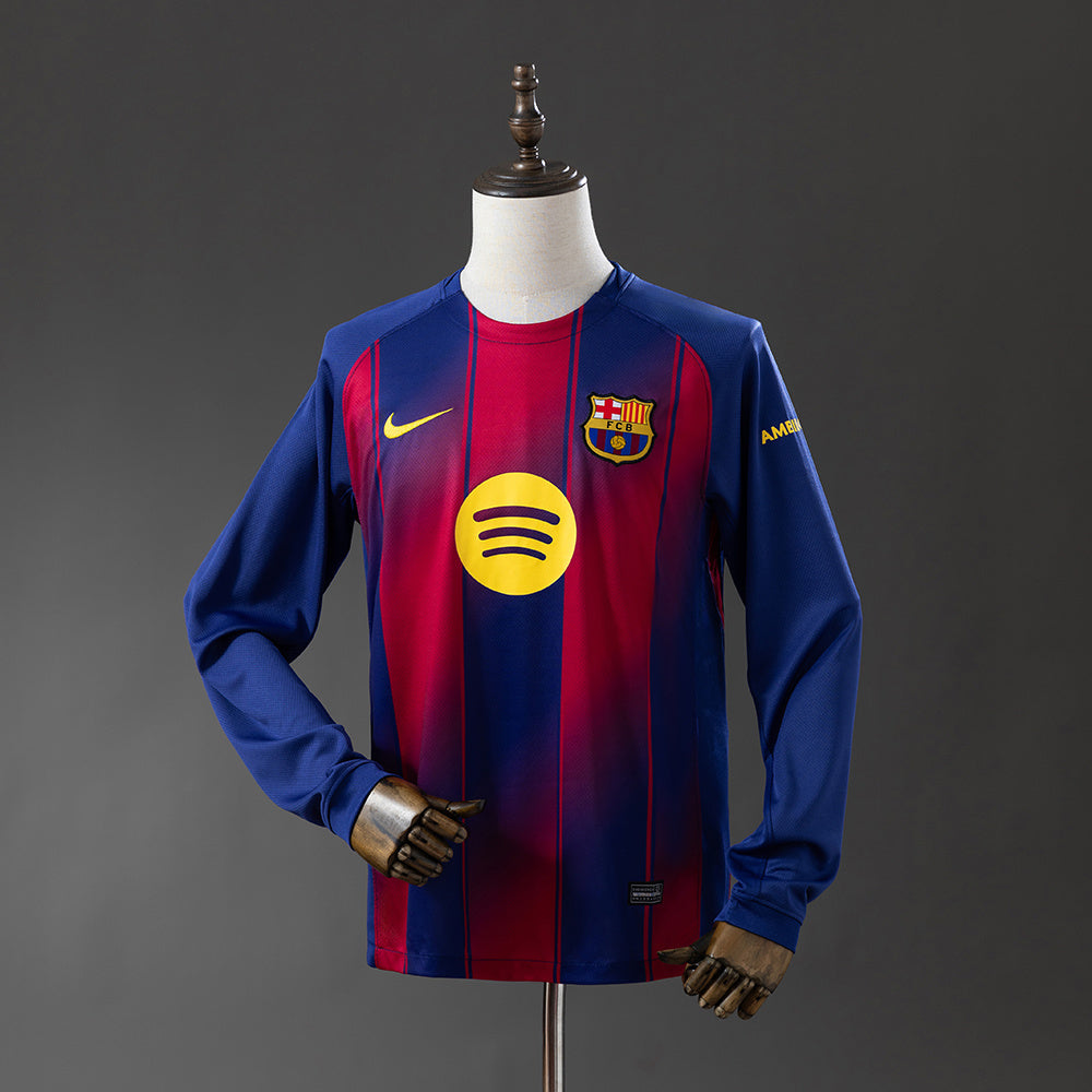 FC Barcelona Home 2025-26 - Stadium Kit (Full Sleeves)