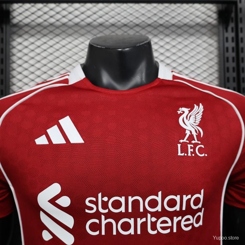 Liverpool Home 2025-26 - Players Version