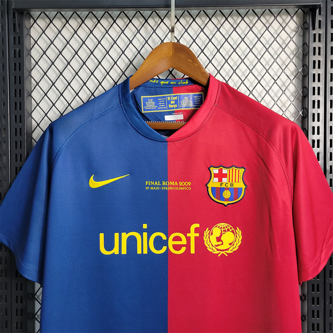 Barcelona Home 08-09 UCL final MESSI Shirt- Retro