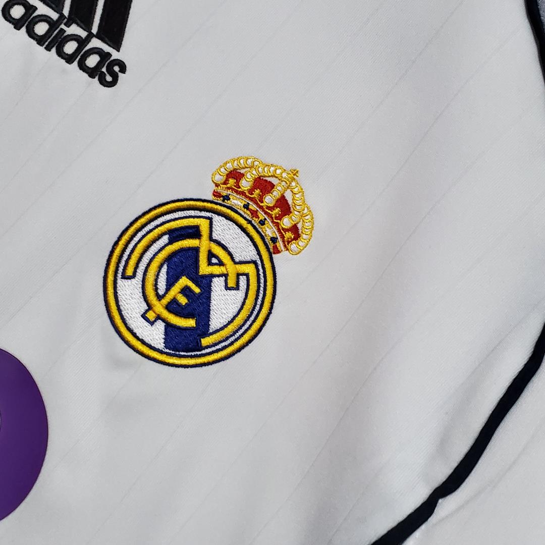 Real Madrid Home 2006-07 Retro Shirt (Full Sleeves)