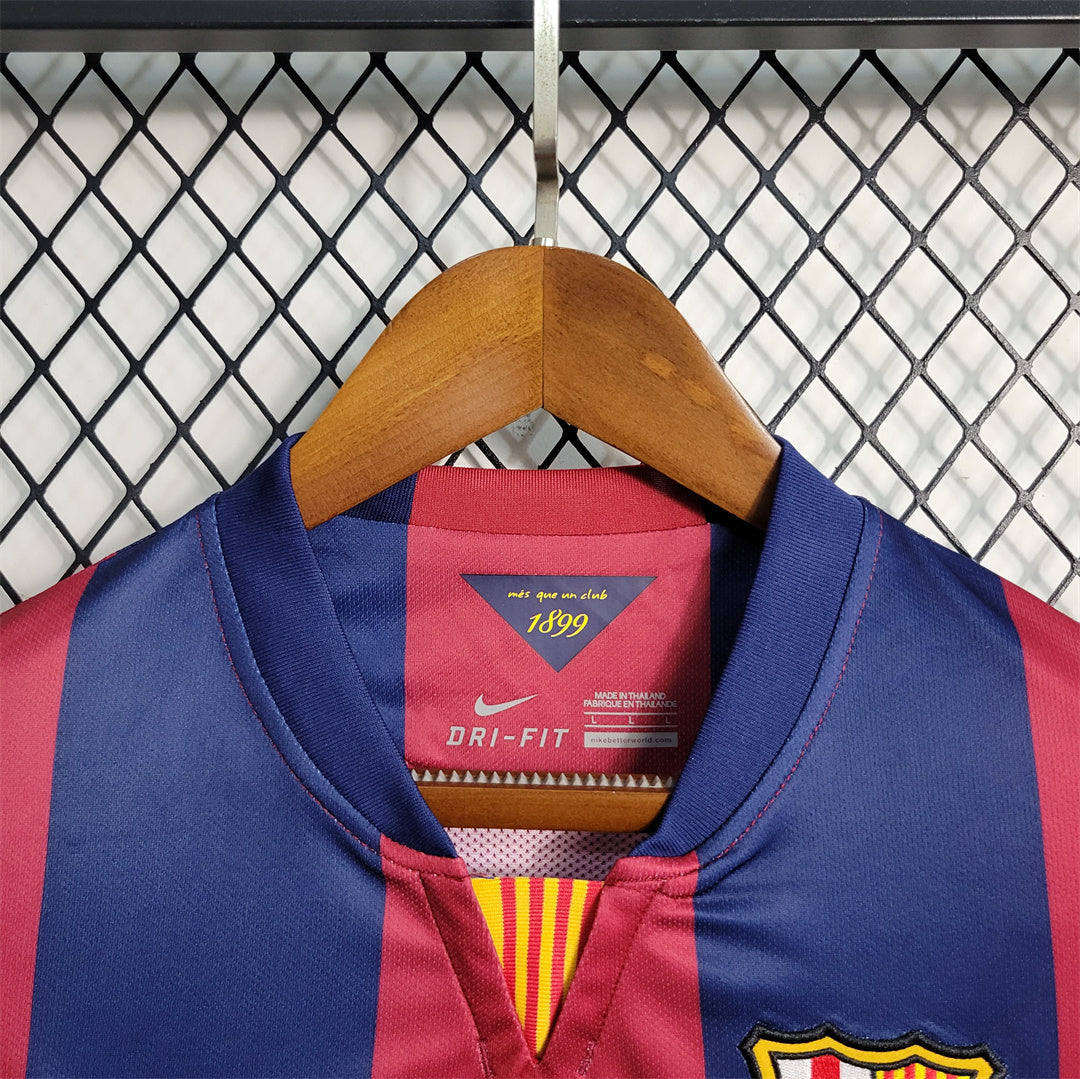 Barcelona Home 2014-15 - Retro Shirt (Full Sleeves)