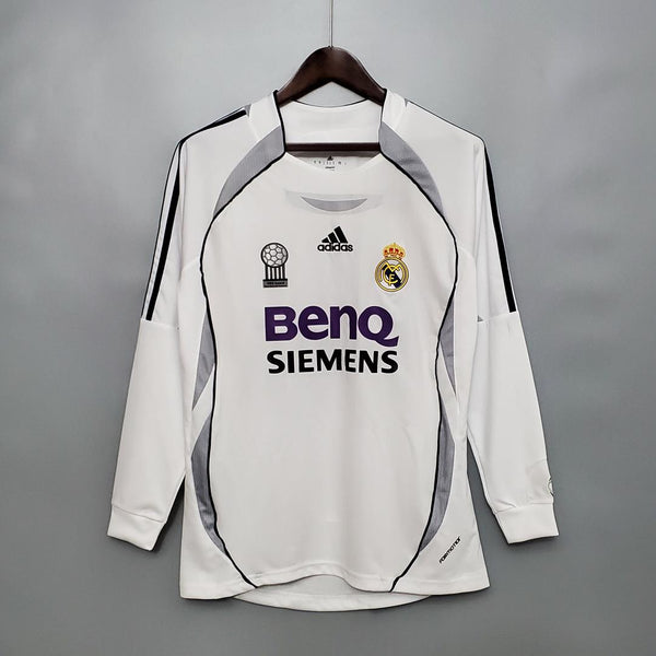 Real Madrid Home 2006-07 Retro Shirt (Full Sleeves)
