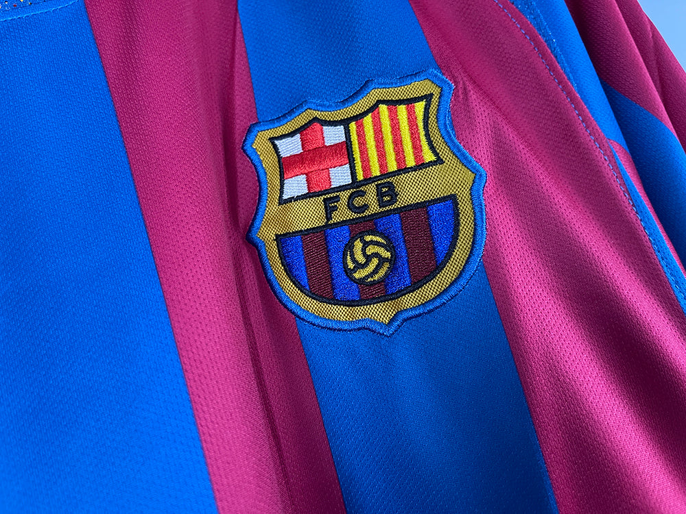 Barcelona Home 2005-06 - Retro Shirt (Full Sleeves)