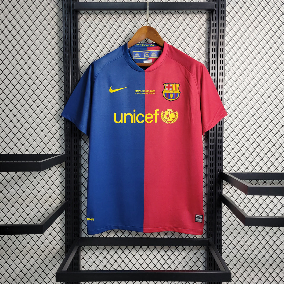 Barcelona Home 08-09 UCL final MESSI Shirt- Retro