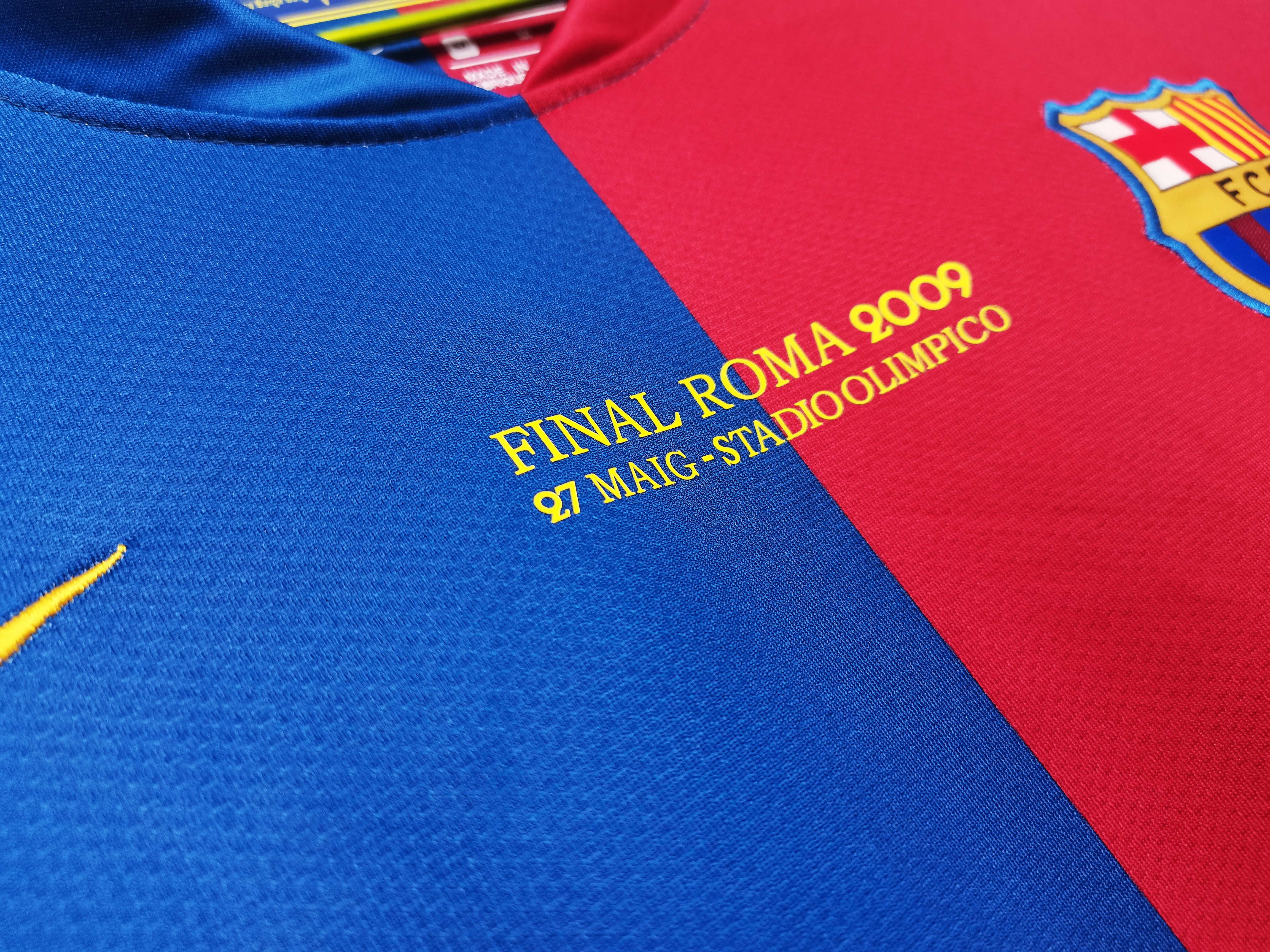 Barcelona Home 2008-2009 UCL final - Retro Shirt