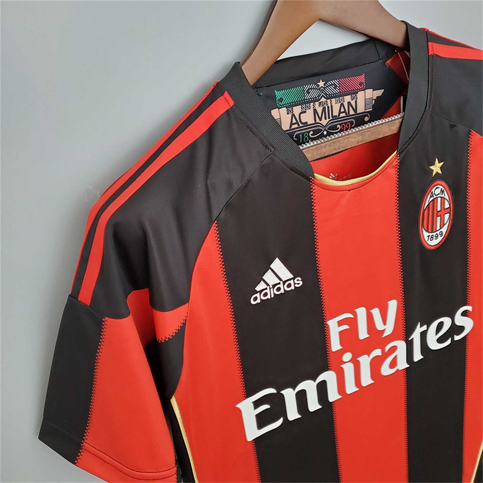 AC Milan Home 2010-11 - Retro Shirt
