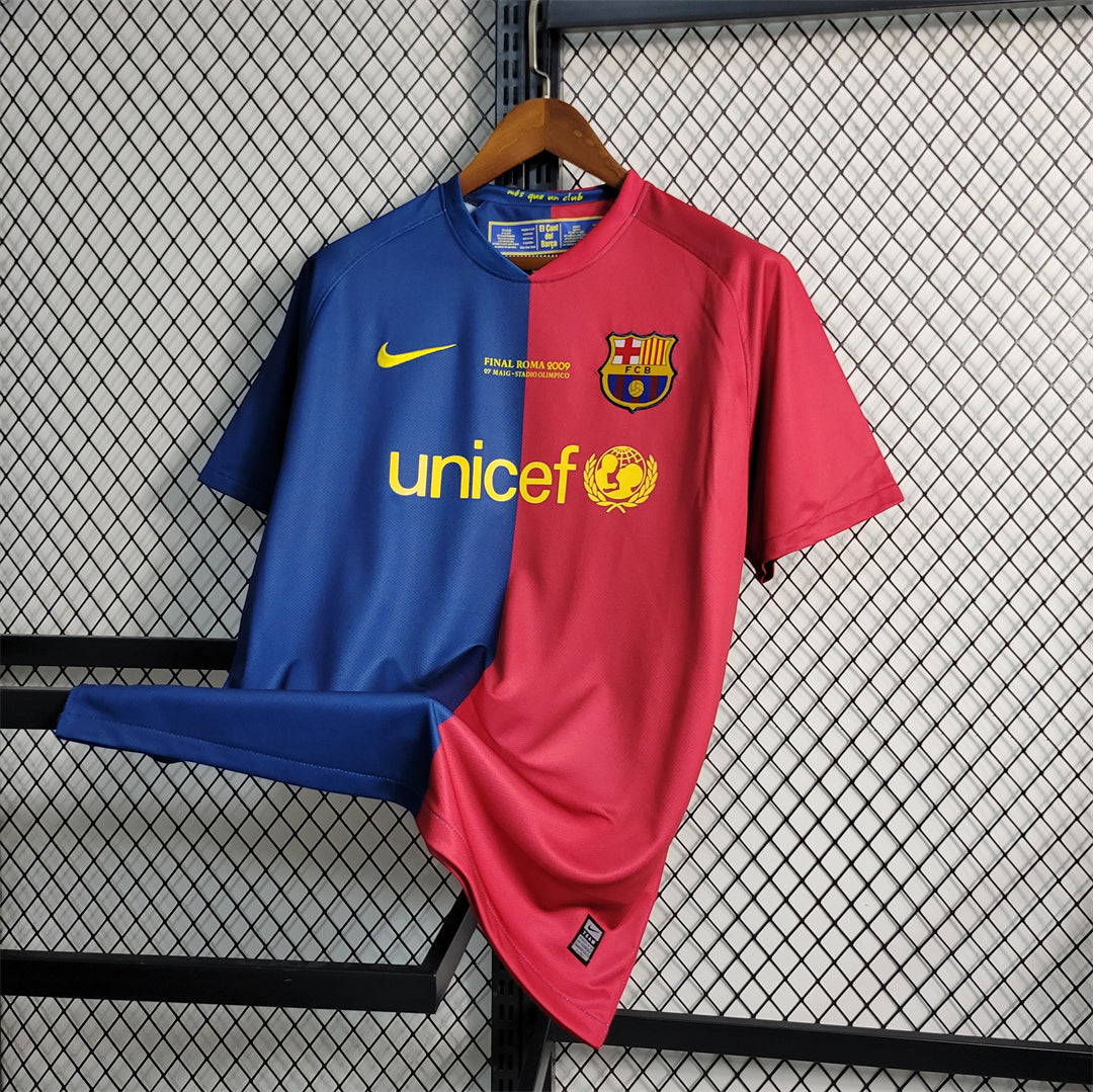 Barcelona Home 08-09 UCL final MESSI Shirt- Retro