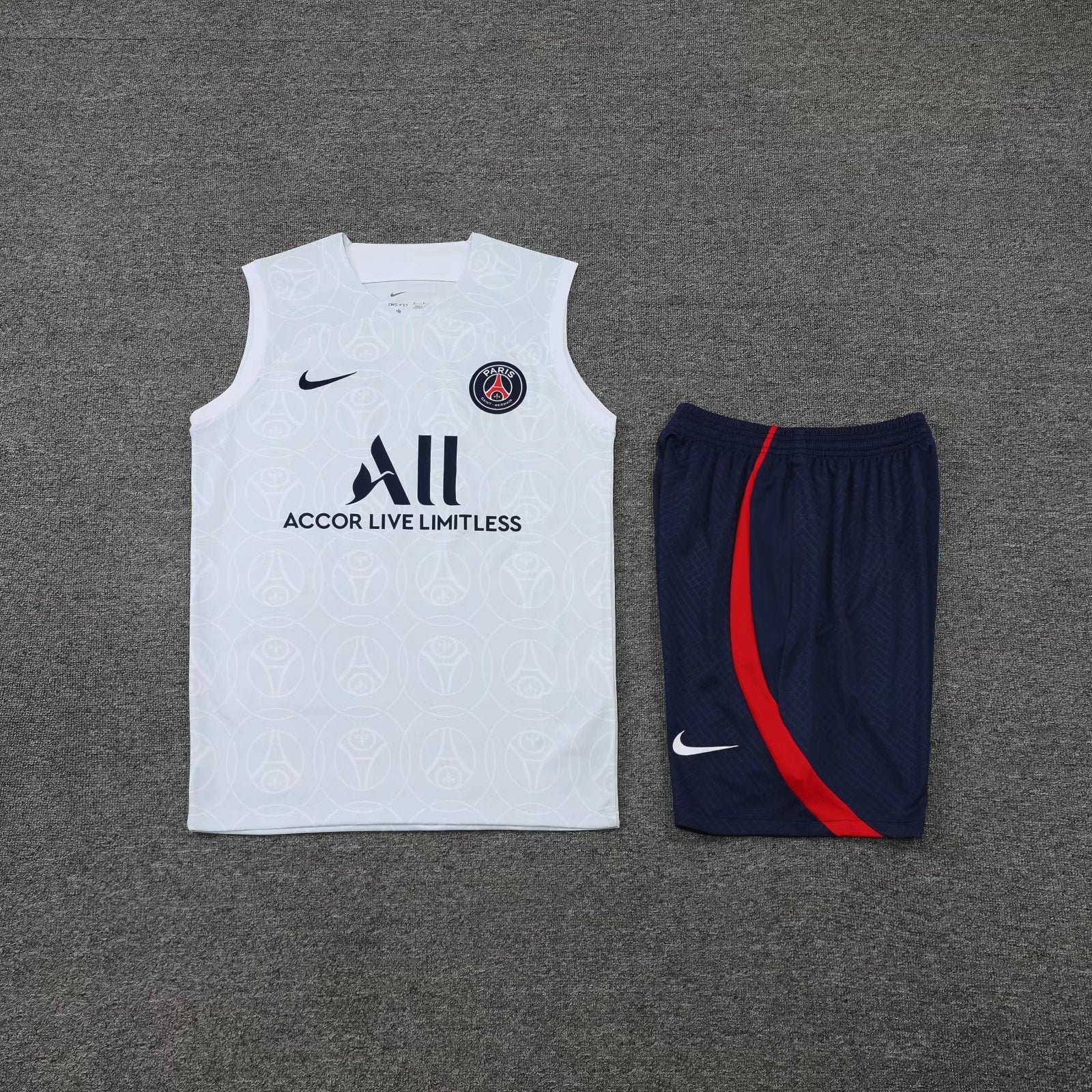 Paris Saint Germain White - Sleeveless Set