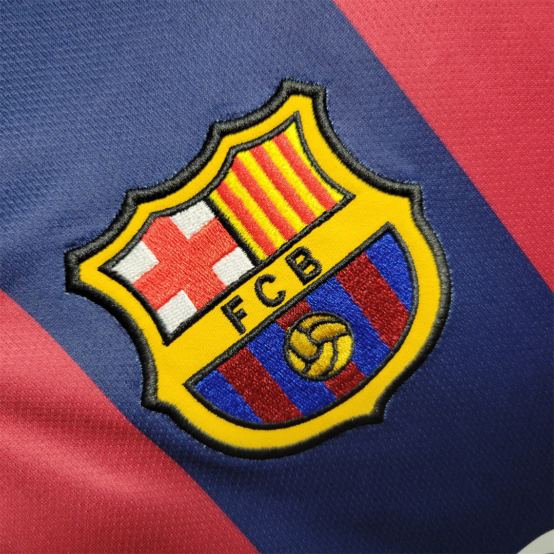Barcelona Home 2014-15 - Retro Shirt (Full Sleeves)