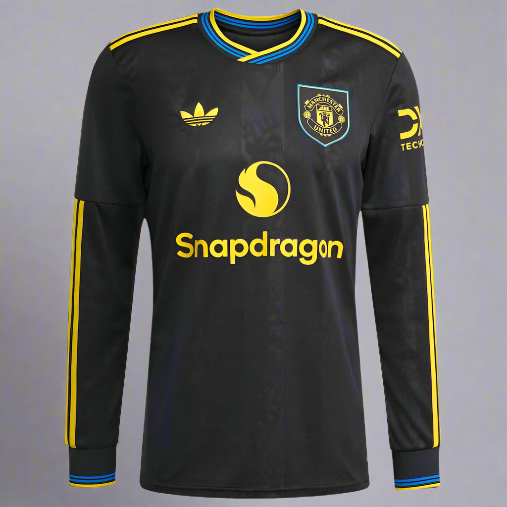 Manchester United Third 2025-26 Stadium Kit (Full Sleeves