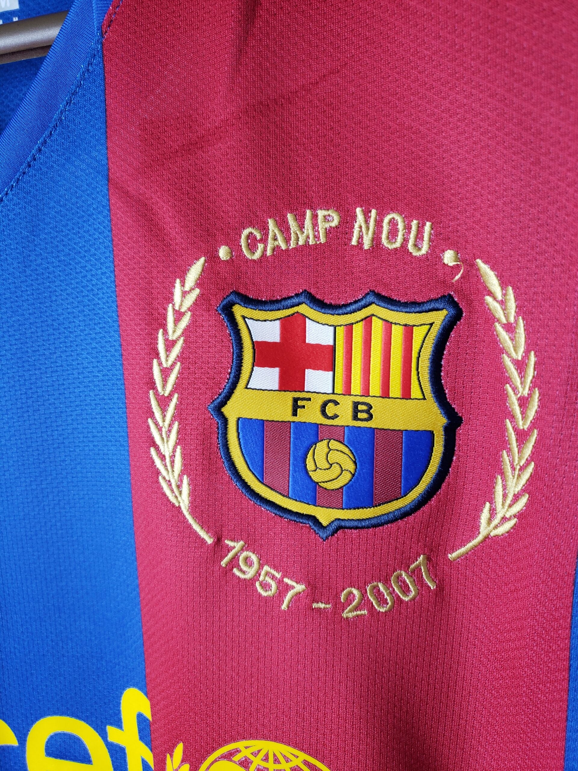 Barcelona Home 2007-08 - Retro Shirt
