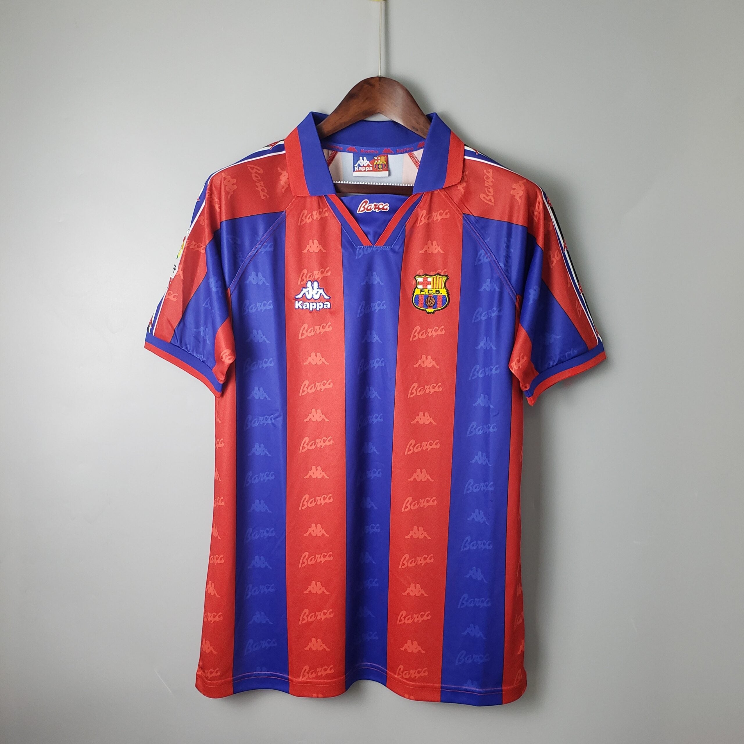 Vintage Barcelona 1920 Kit Barcelona Home 1996-97 Retro Shirt