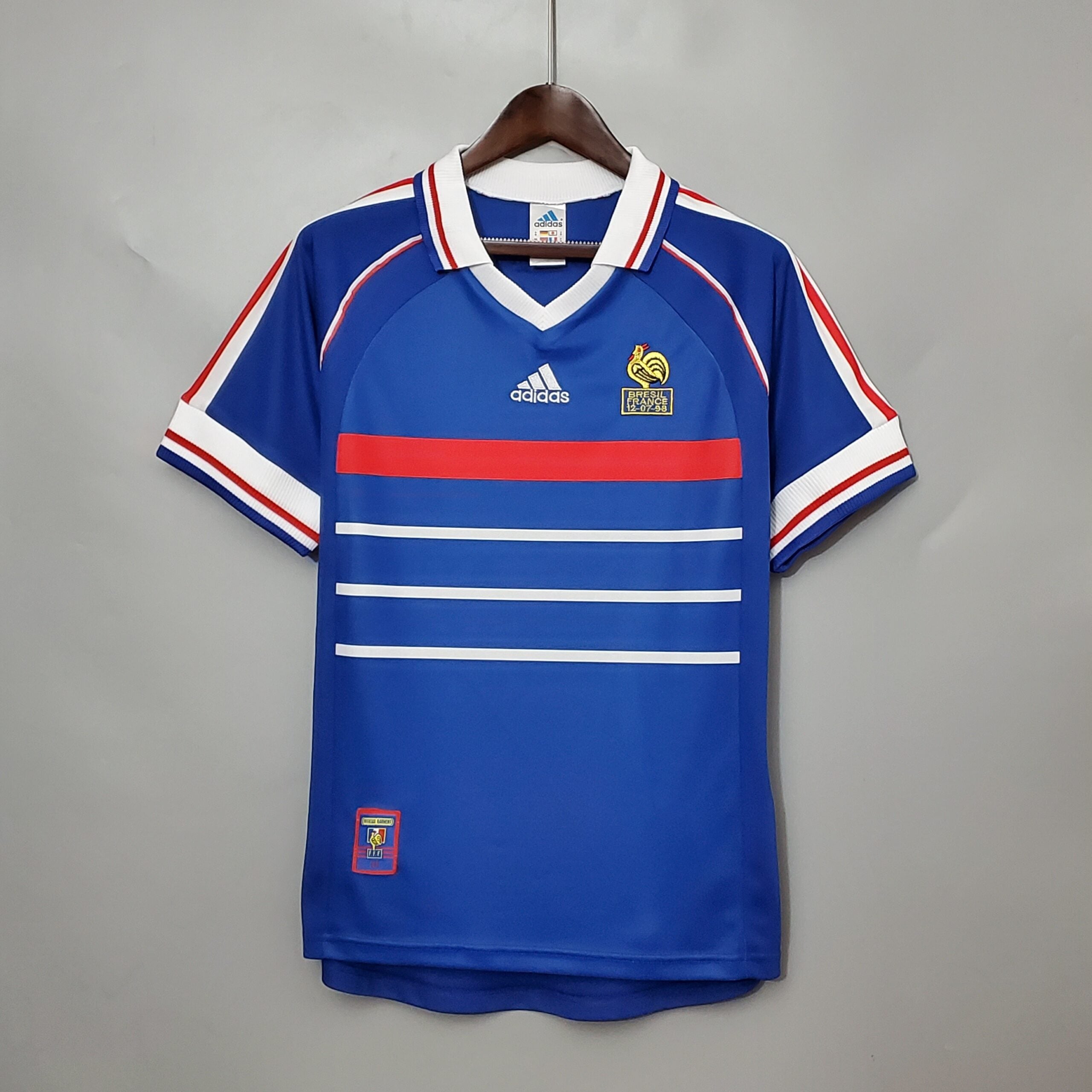 France 1998 Home Retro Shirt – Full Time Store