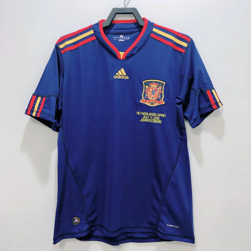 Spain Away 2010 Retro Shirt – Full Time Store - Main Image