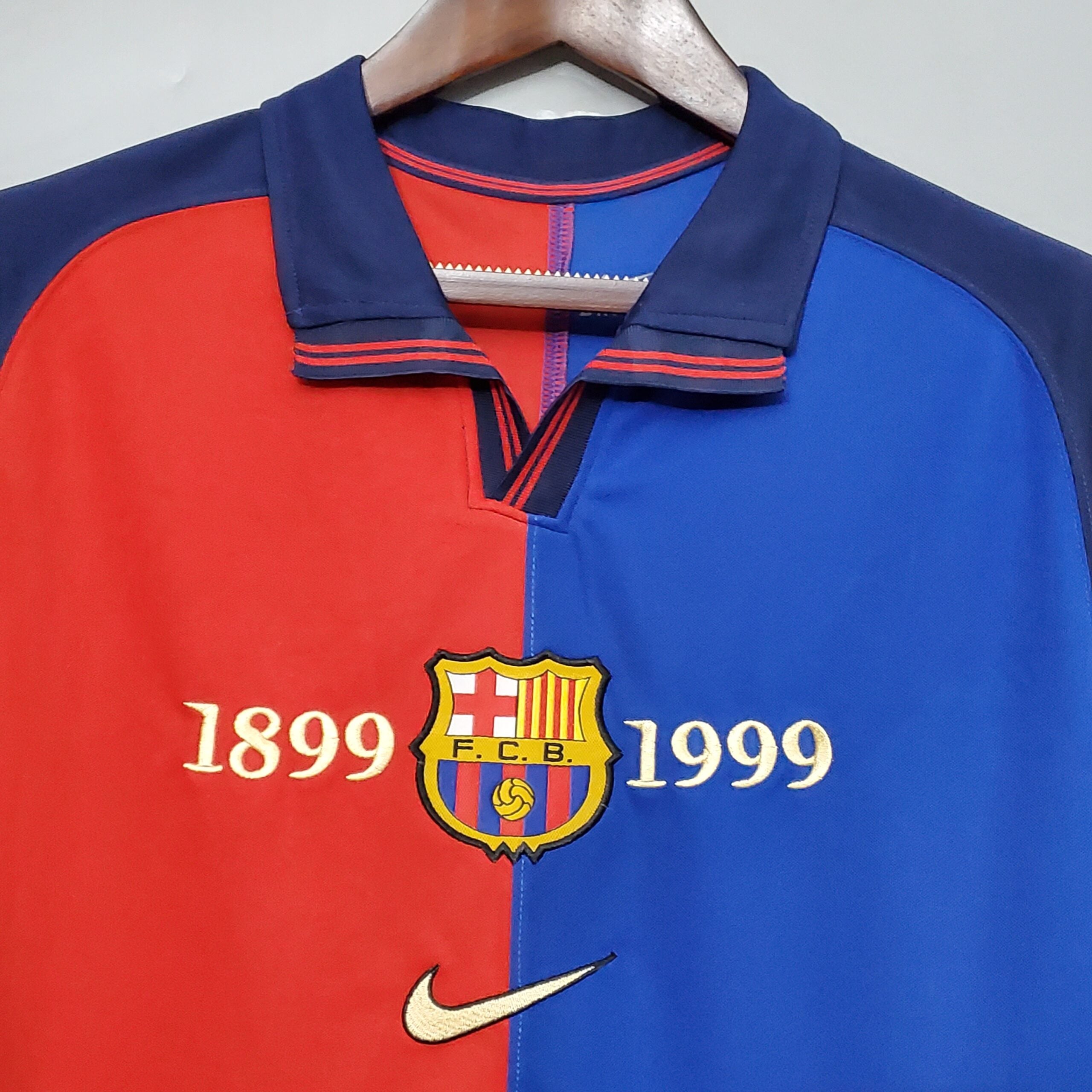 Barcelona Home 1999 - Retro Shirt