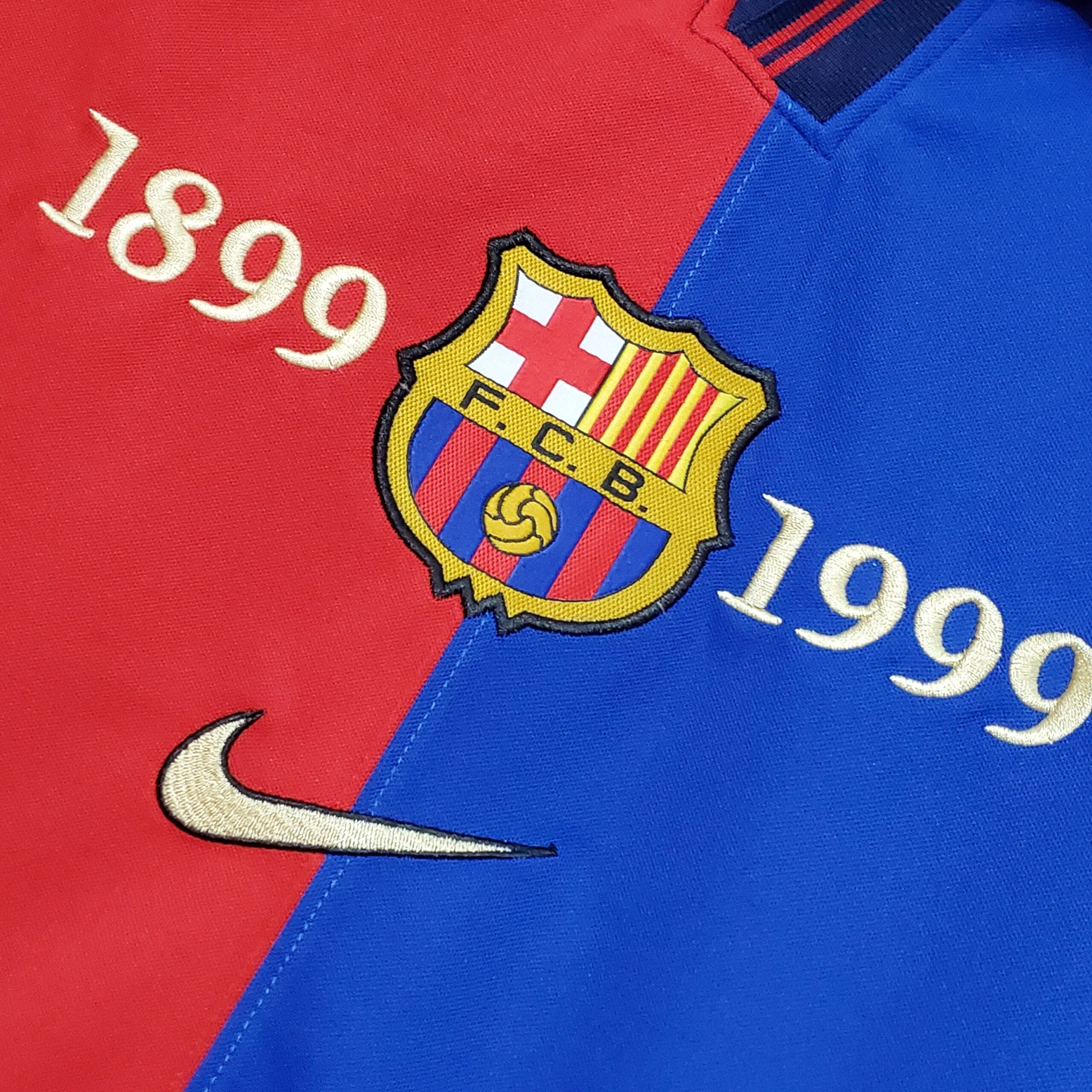 Barcelona Home 1999 - Retro Shirt
