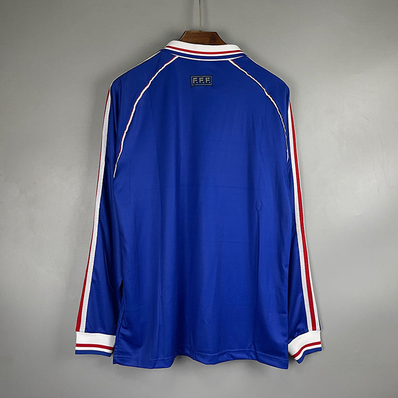 France 1998 Home - Retro Shirt (Full Sleeves) – Full Time Store