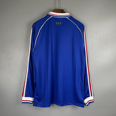 France 1998 Home - Retro Shirt (Full Sleeves)