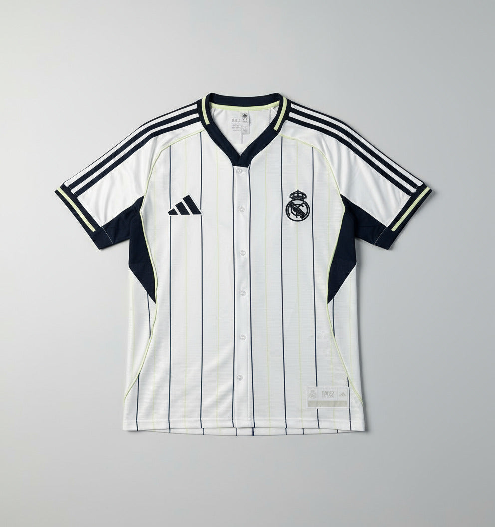 Real Madrid Baseball Shirt (Slim Fit)