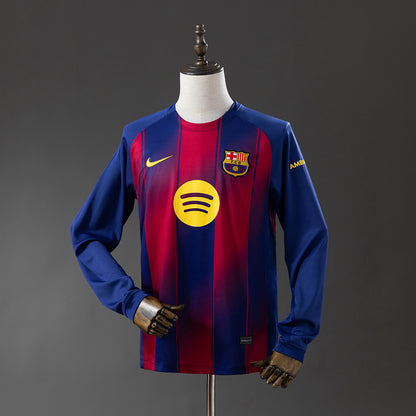 FC Barcelona Home 2025-26 - Stadium Kit (Full Sleeves)