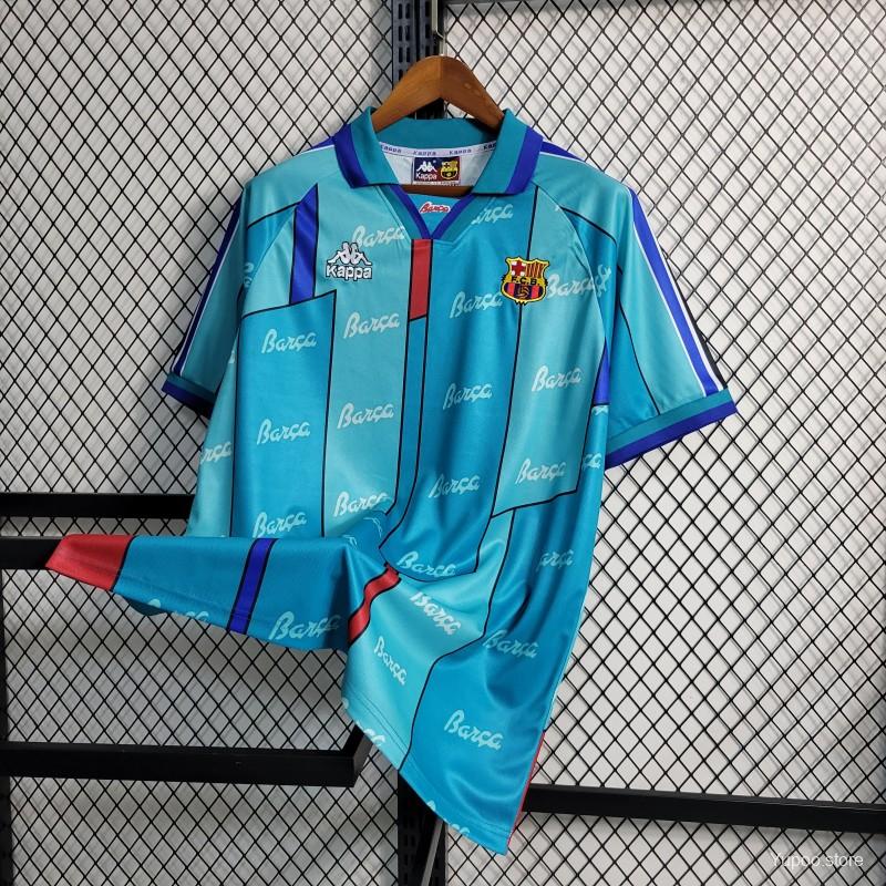 Barcelona 1996-97 Away - Retro Shirt – Full Time Store