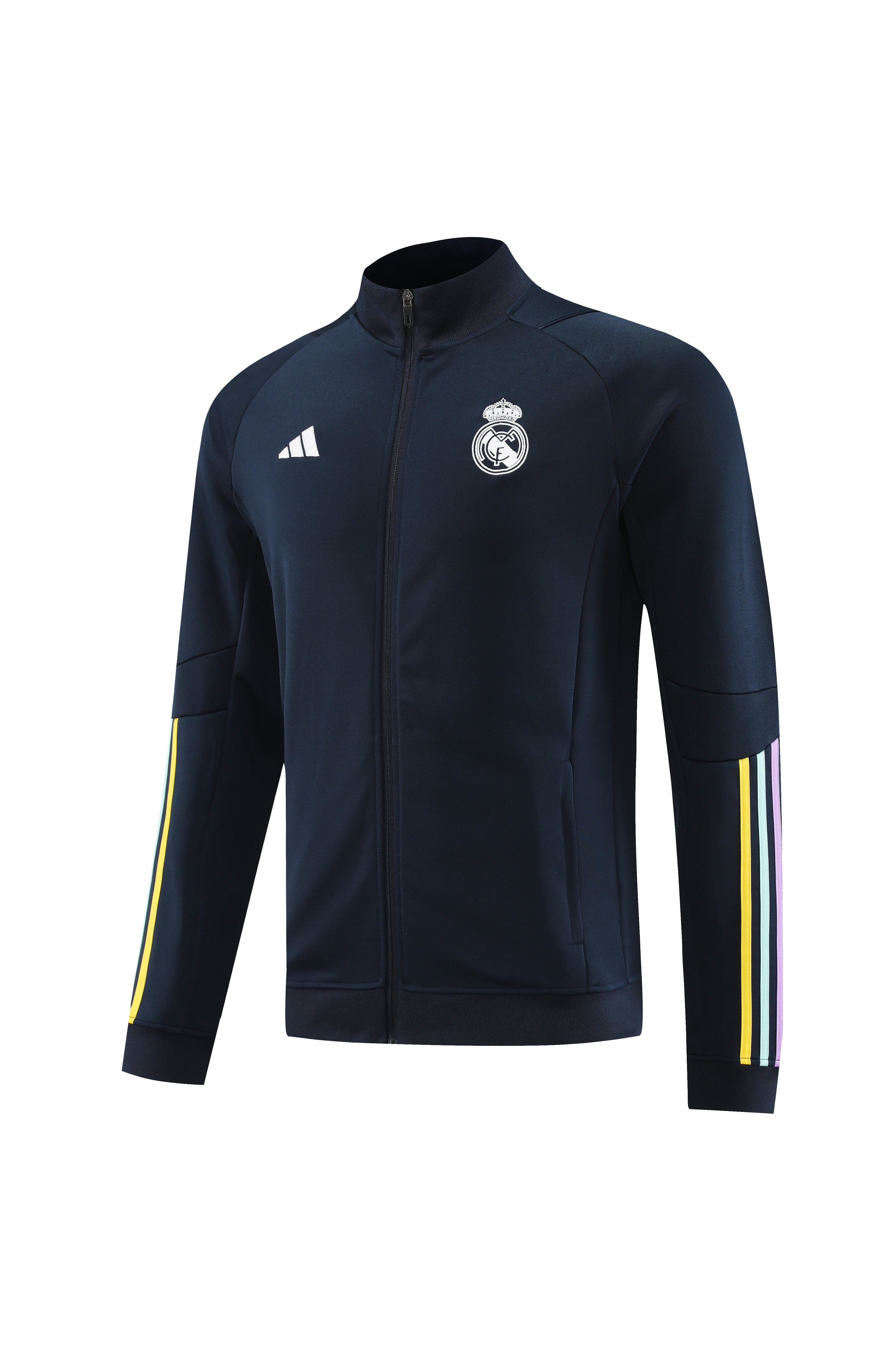 adidas REVERSIBLE Real Madrid Anthem Jacket - Legend Ink