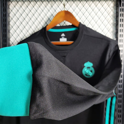 Real Madrid Away 2017-18 Retro Shirt (Full Sleeves)