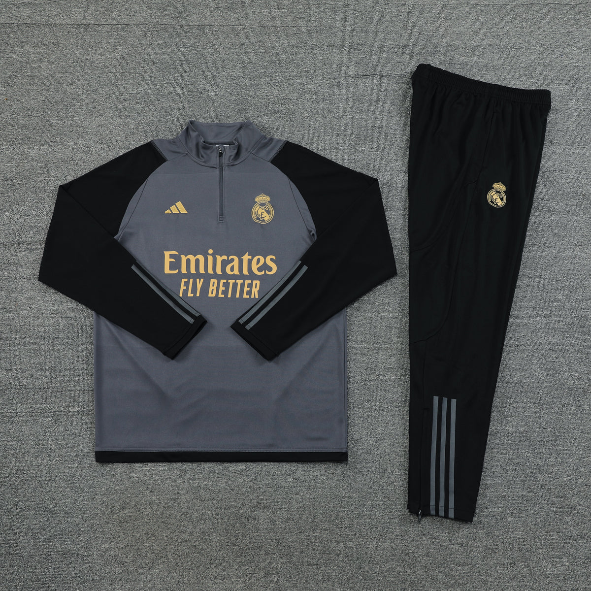 Real Madrid - Training Suit (Grey) – Full Time Store