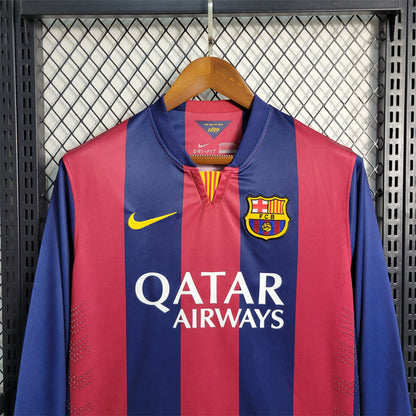 Barcelona Home 2014-15 - Retro Shirt (Full Sleeves)