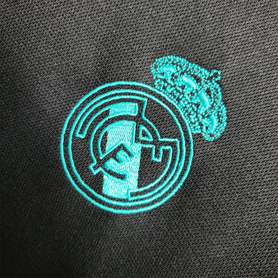 Real Madrid Away 2017-18 Retro Shirt (Full Sleeves)