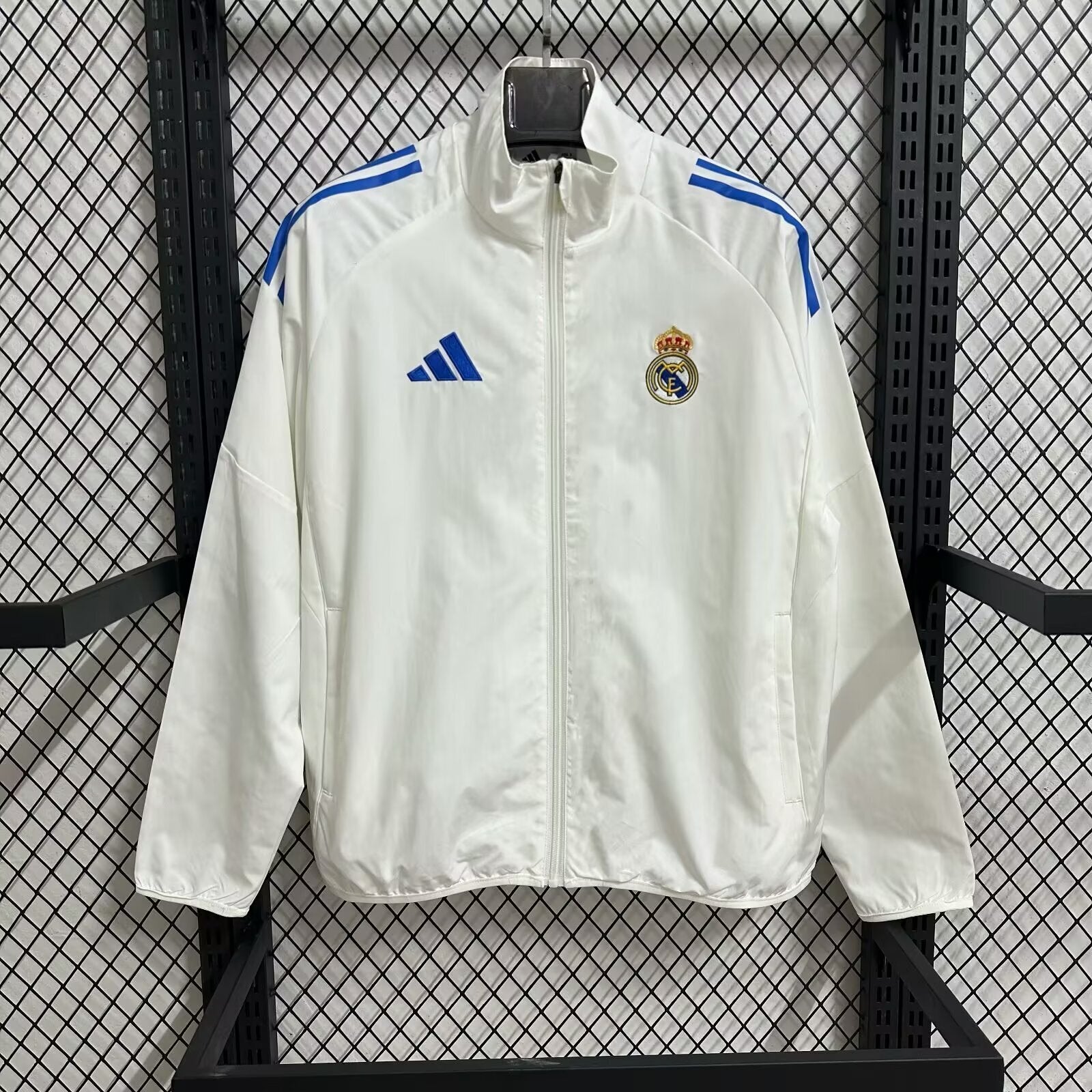 Real Madrid Windbreaker White
