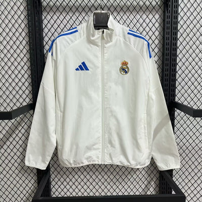 Real Madrid Windbreaker White