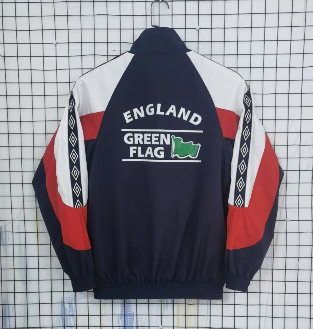 England Retro Windbreaker