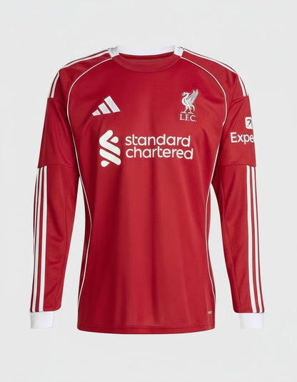 Liverpool Home 2025-26 - Stadium Kit (Full Sleeves)