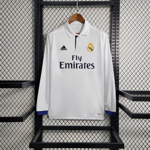 Real Madrid Home 2016-17 Retro Shirt (Full Sleeves)