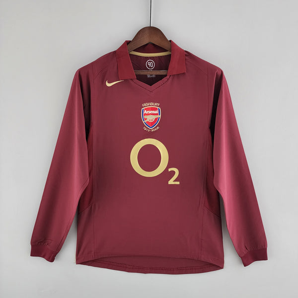 Arsenal Home 2005-06 - Retro Shirt (Full sleeves)