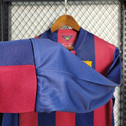 Barcelona Home 2014-15 - Retro Shirt (Full Sleeves)