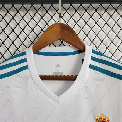 Real Madrid Home 2017-18 Retro Shirt (Full Sleeves)