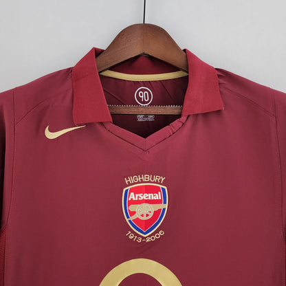 Arsenal Home 2005-06 - Retro Shirt (Full sleeves)