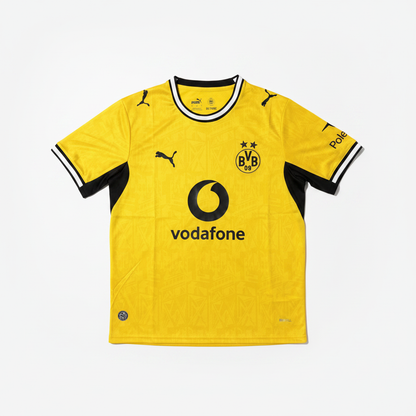 BVB Dortmund Jersey Front – Professional Flat Lay