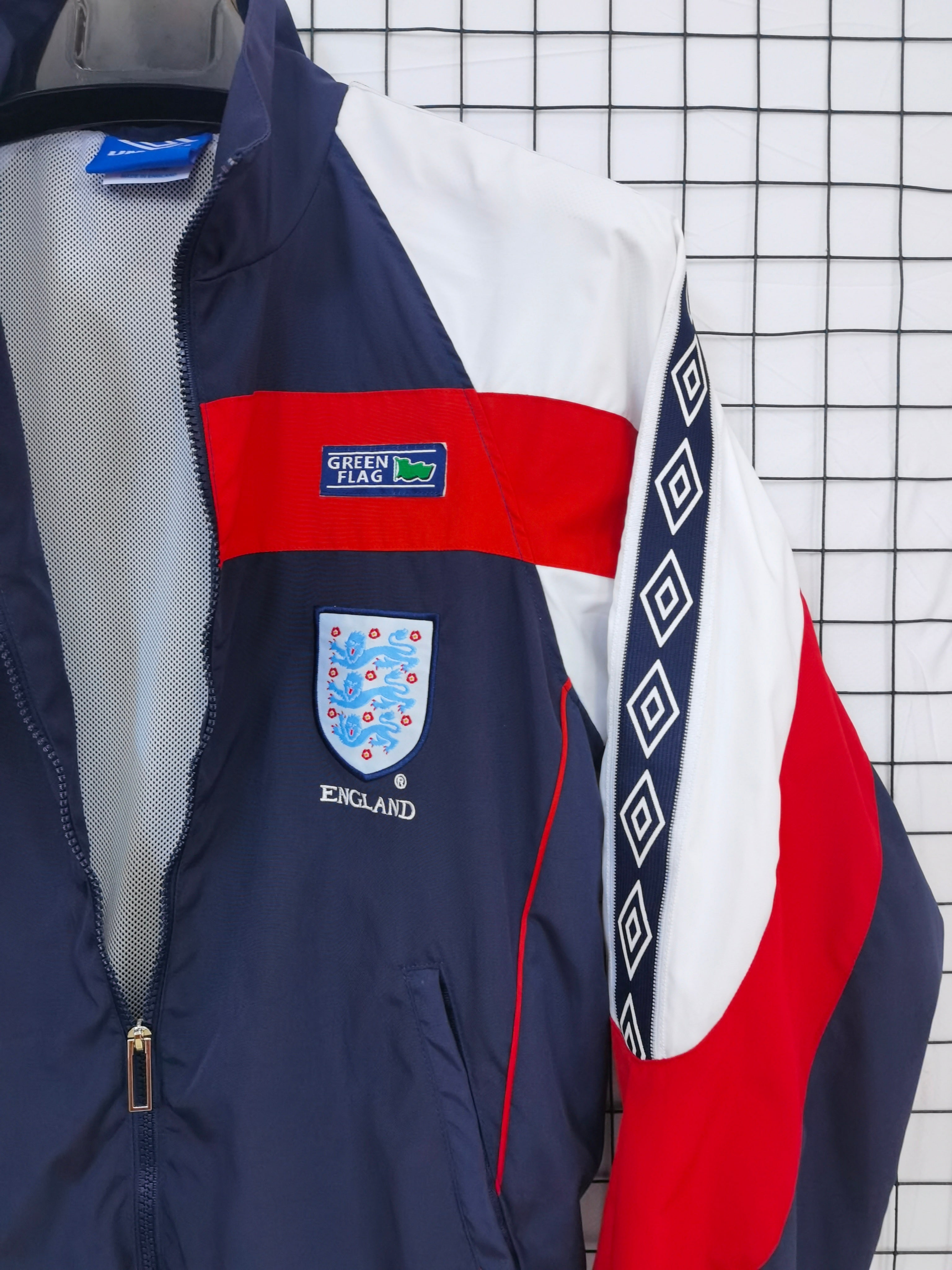England Retro Windbreaker