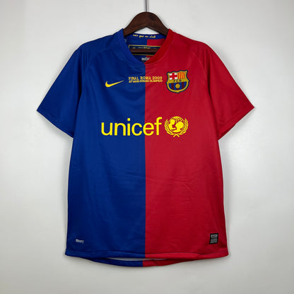 Barcelona Home 2008-2009 UCL final - Retro Shirt