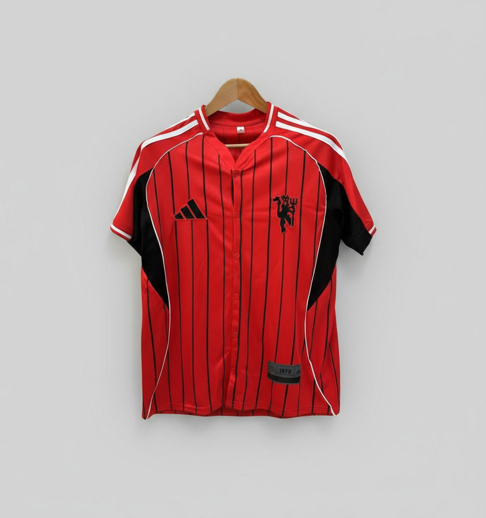 Manchester United Baseball Shirt (Slim Fit)