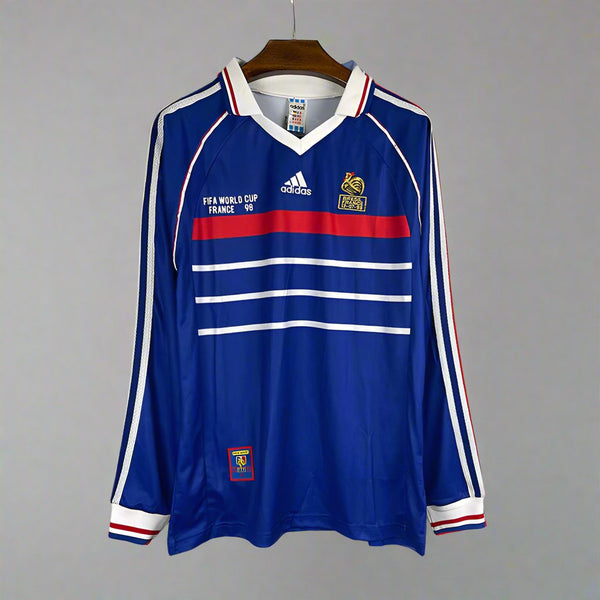 France 1998 Home - Retro Shirt (Full Sleeves)