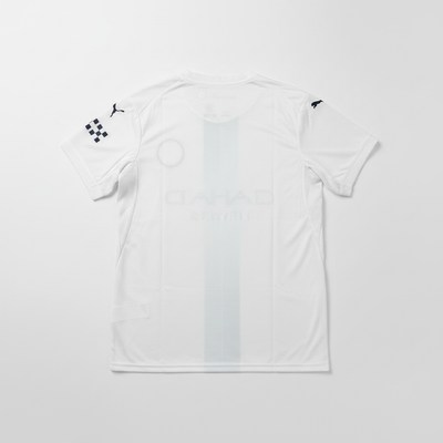 Man City Away Jersey Back – Professional Flat Lay