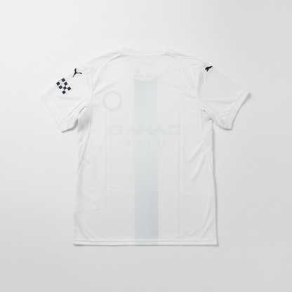 Man City Away Jersey Back – Professional Flat Lay
