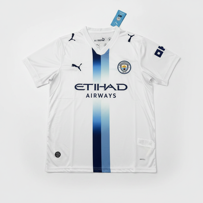 Man City Away Jersey Front – Professional Flat Lay