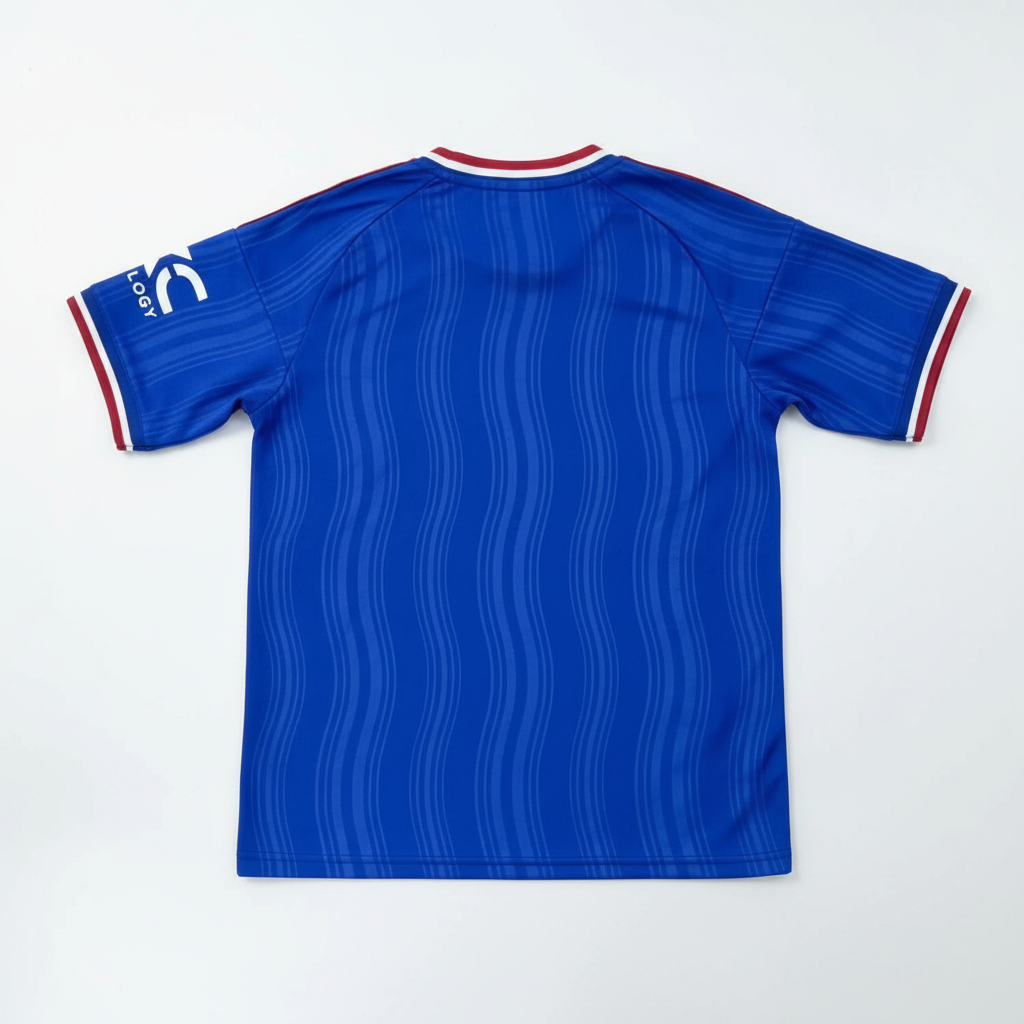 Man United Away Jersey Back – Professional Flat Lay